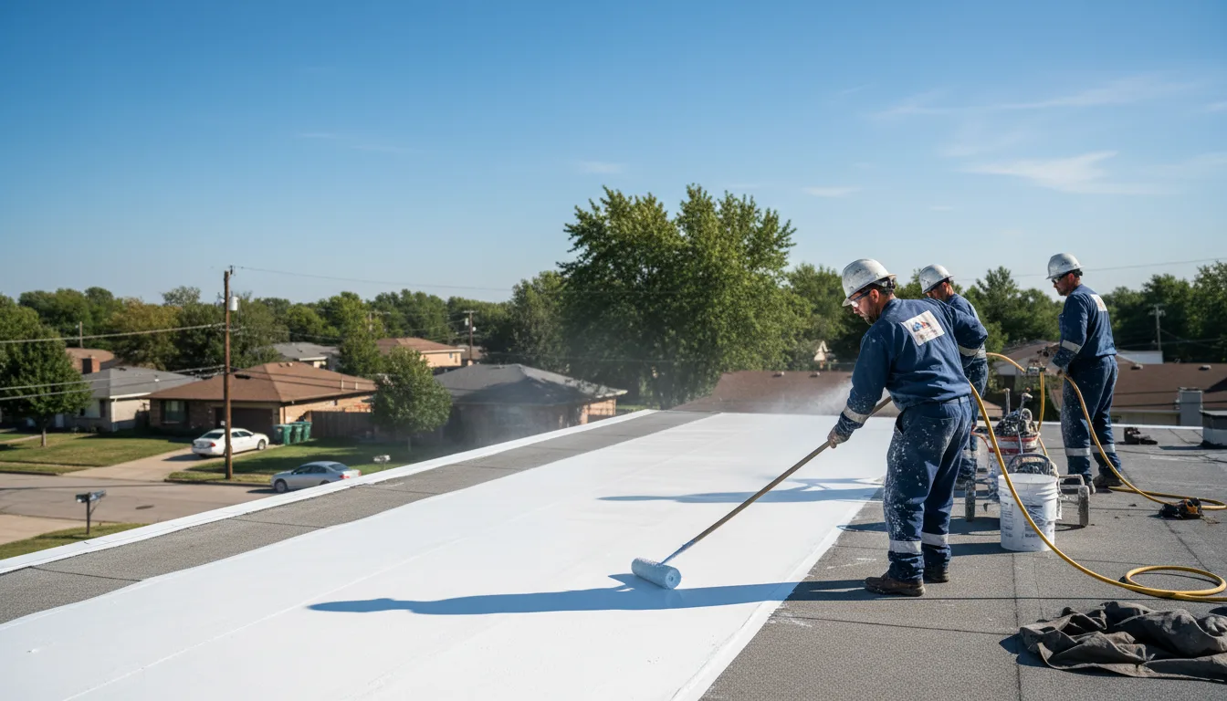 Commercial roof coating in Andrews, TX near me